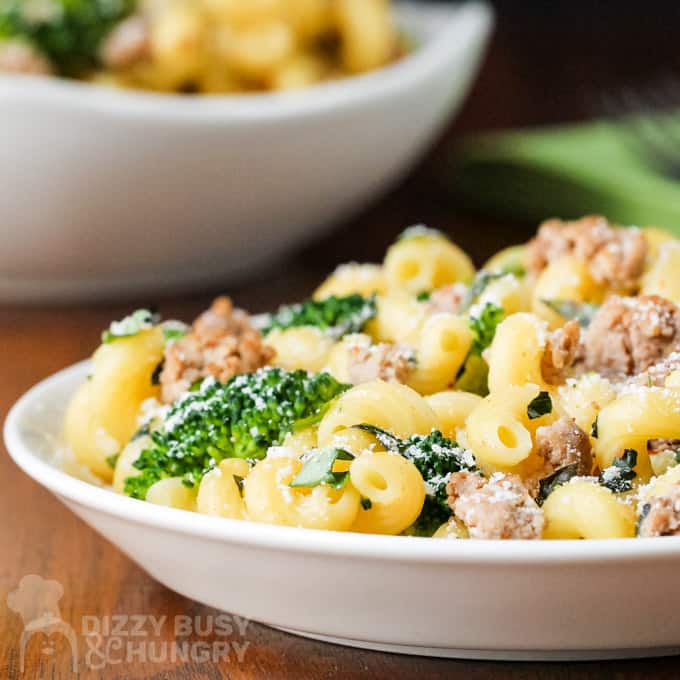 Ground Turkey Skillet Pasta Dizzy Busy and Hungry