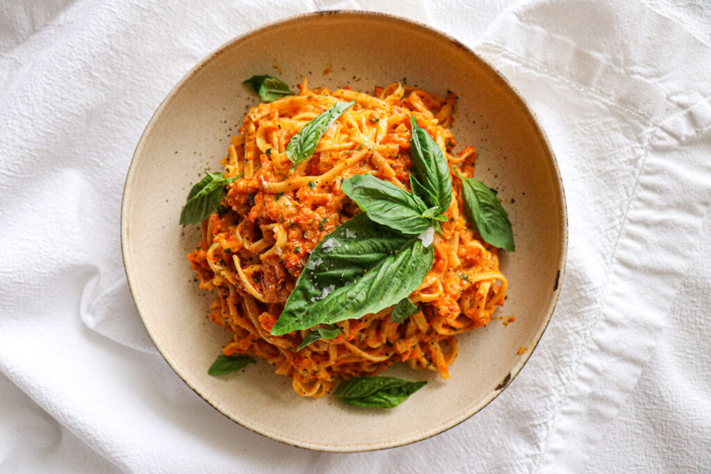 Pasta With Tomato-Less Sauce Everyday Allergen-Free