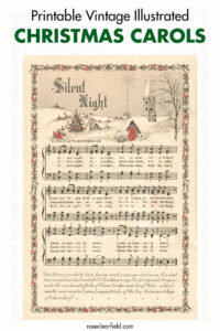 Printable Vintage Illustrated Christmas Carols