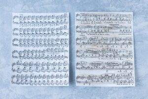 Metallic Painted Sheet Music