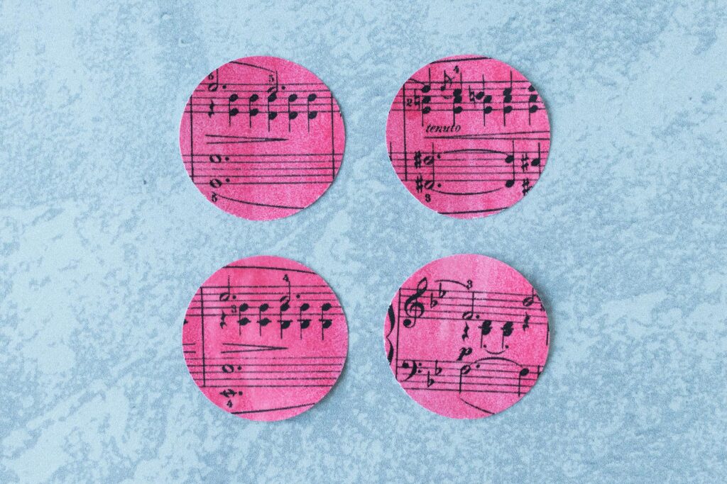 Circled Punched Sheet Music