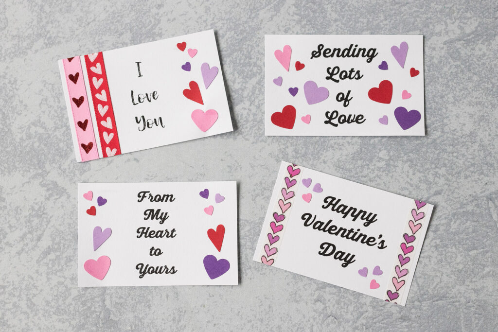 Customizable Tiny Valentines