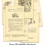 Free Printable Vintage Winnie the Pooh Book Pages