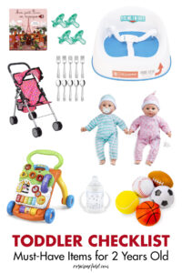 Toddler Checklist Must have Items for 2 Years Old