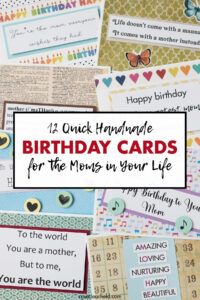 12 Quick Handmade Birthday Cards for the Moms in Your Life