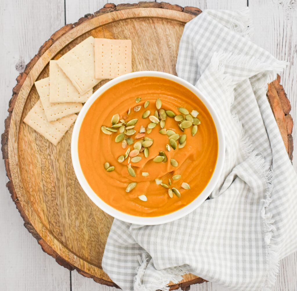 Slow Cooker Pumpkin and Sweet Potato Soup Rachel Pauls Food