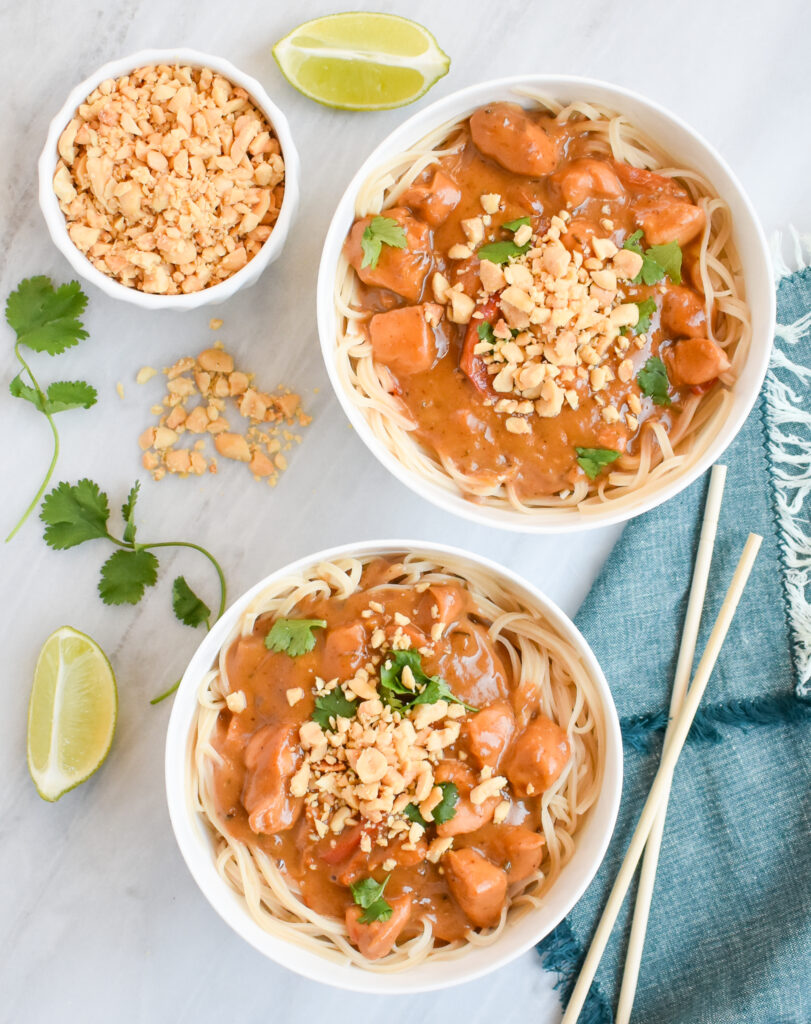 Slow Cooker Thai Peanut Chicken Rachel Pauls Food