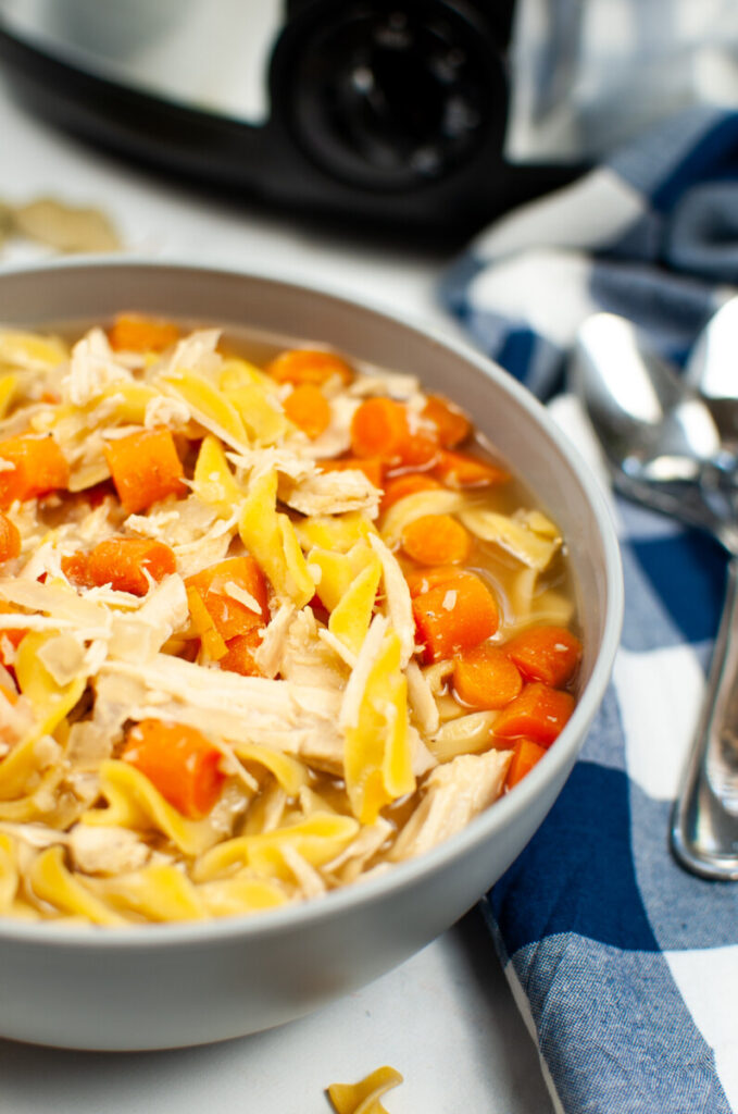 Slow Cooker Turkey Noodle Soup A Balanced Belly