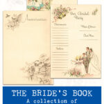 The Bride's Book A Collection of 18 Free Printable Vintage Book Pages