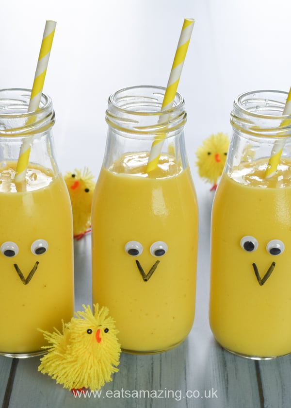 Chick Themed Easter Smoothie Eats Amazing