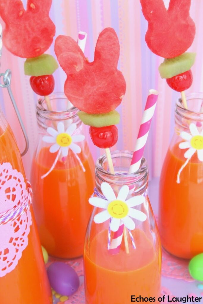 Easter Bunny Mocktails Tater Tots and Jello