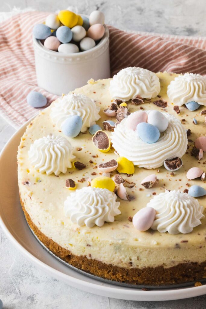 Easter Egg Cheesecake Sugar and Cloth