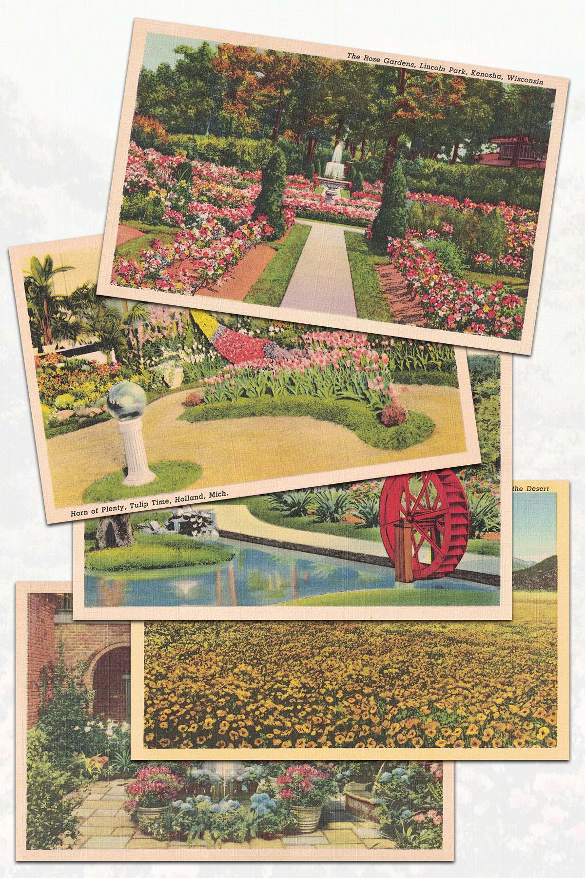 How to Print and Frame Vintage Postcards - Rose Clearfield