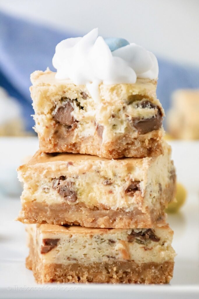 Mini Egg Cheesecake Bars The Soccer Mom Blog