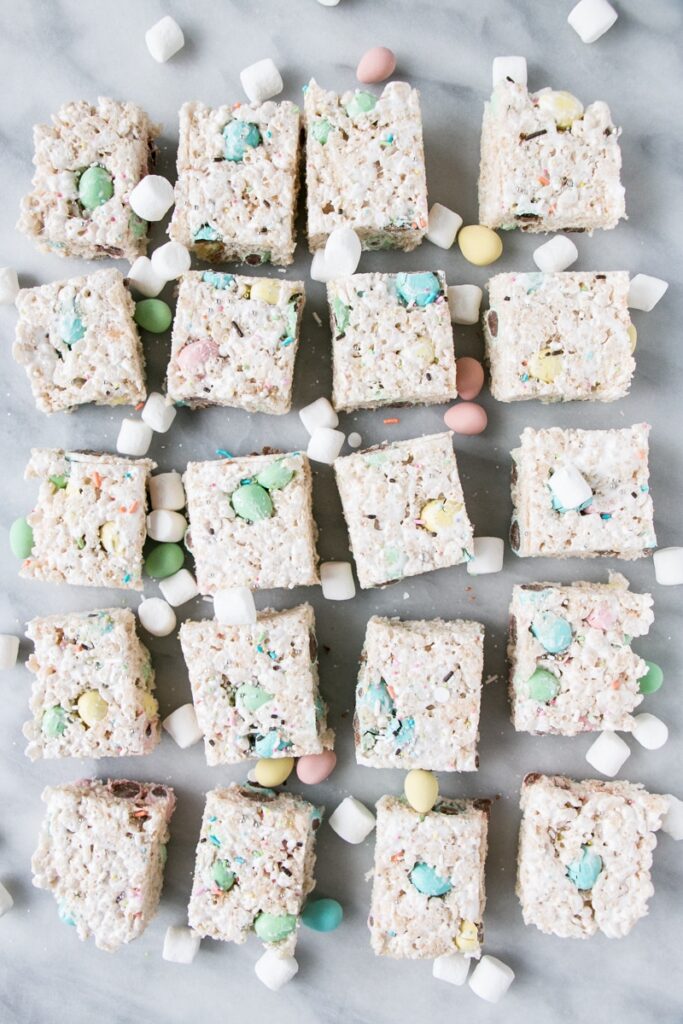 Mini Egg Rice Krispie Treats My Kitchen Love