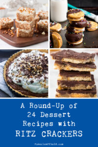 A Round-Up of 24 Dessert Recipes with Ritz Crackers