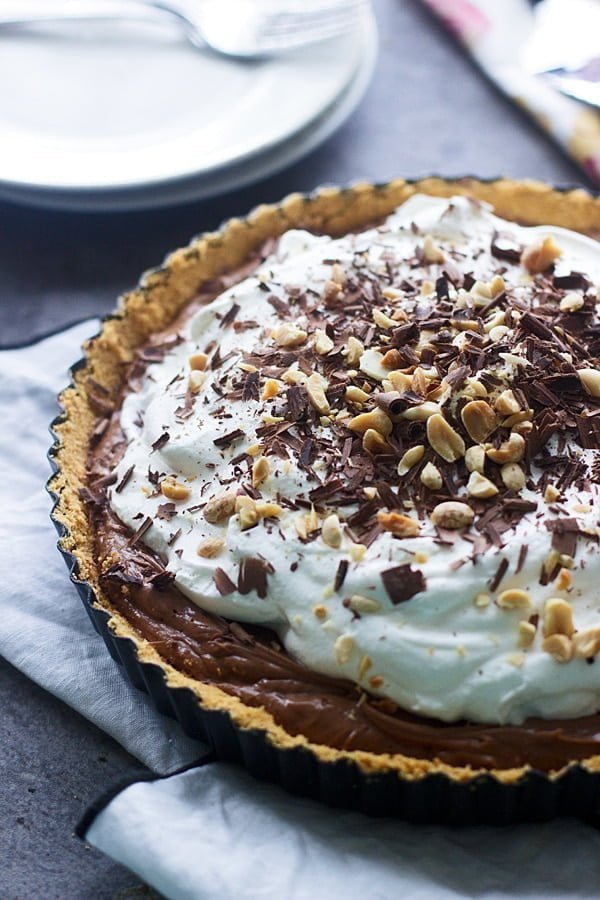 Peanut Butter French Silk Pie with Ritz Cracker Crust Cooking for Keeps