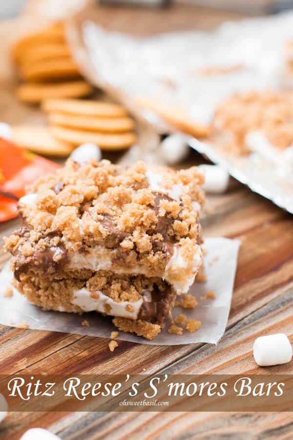 Ritz Reese's S'mores Bars Oh Sweet Basil
