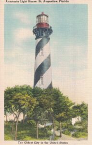 Vintage Postcard Florida St. Augustine Anastasia Light House Preview