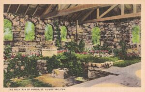 Vintage Postcard Florida St. Augustine The Fountain of Youth Preview