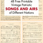 48 Free Printable Vintage Songs and Airs of Different Nations