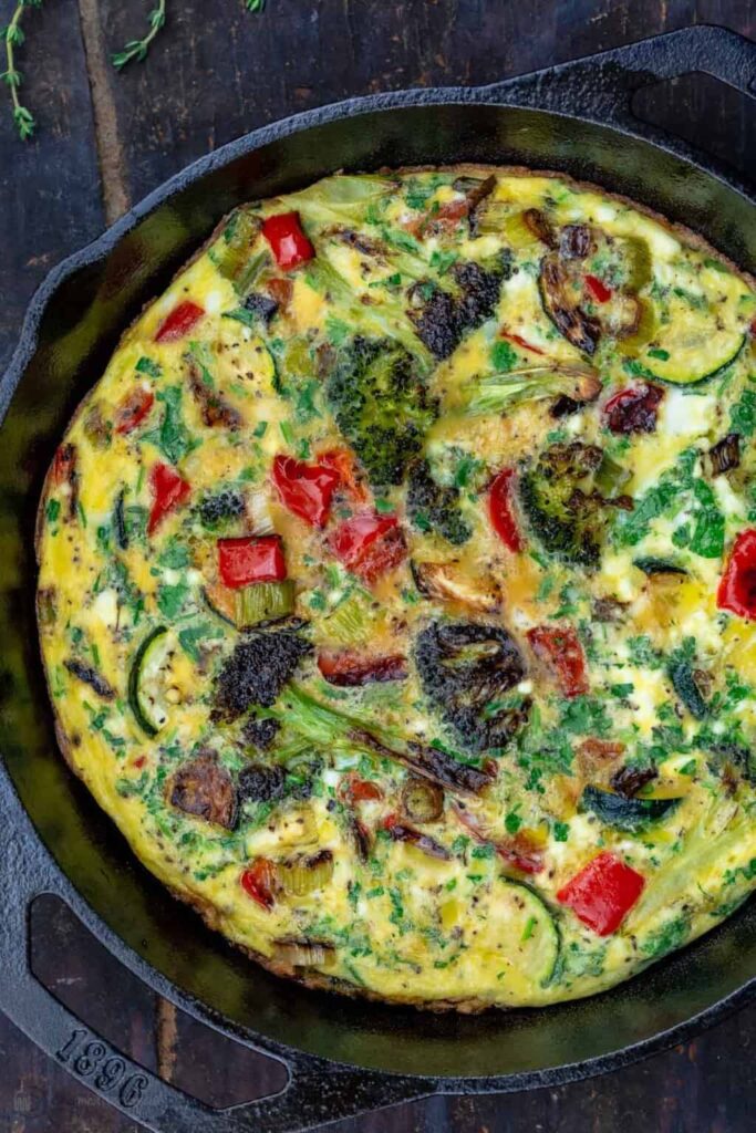 Mediterranean Vegetable Frittata The Mediterranean Dish