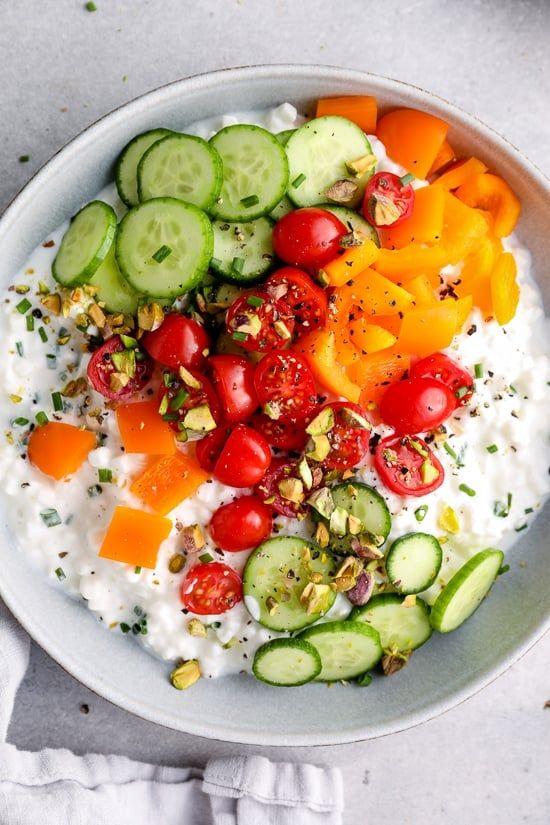 Savory Cottage Cheese Bowl Skinnytaste