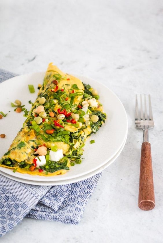 Spinach and Feta Veggie Omelet Whole Food Bellies