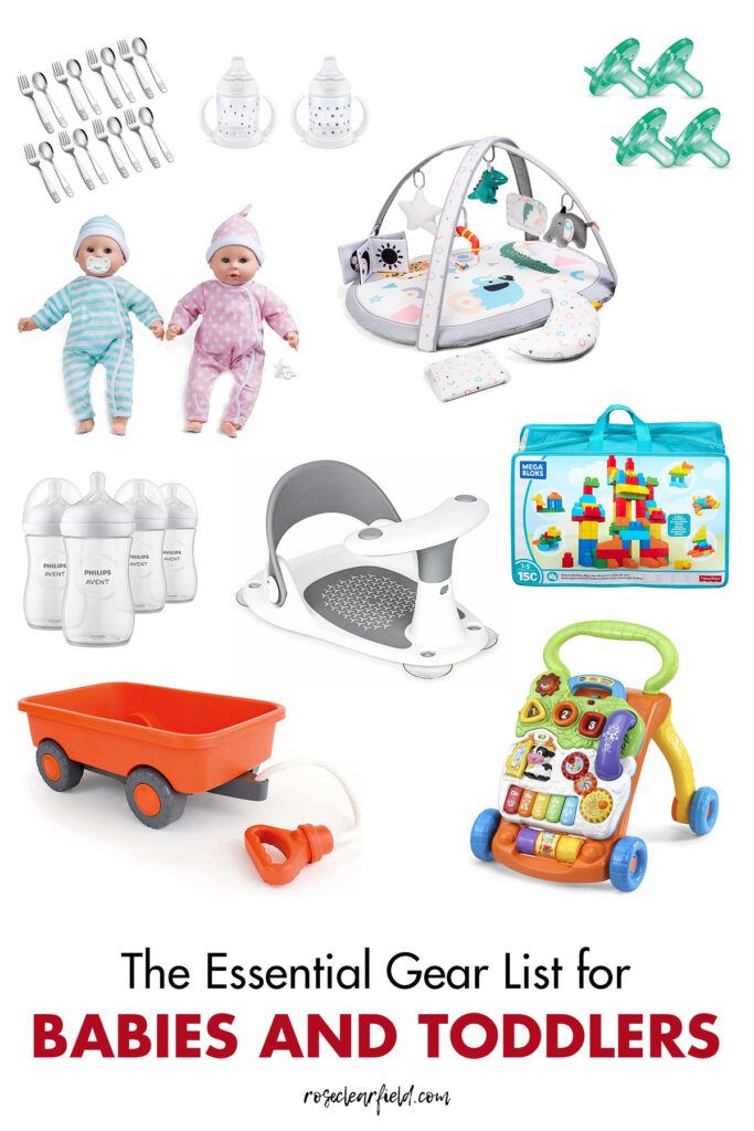 The Essential Gear List for Babies and Toddlers