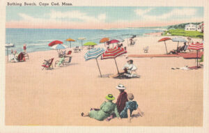 Vintage Postcard Massachusetts Cape Cod Bathing Beach Preview