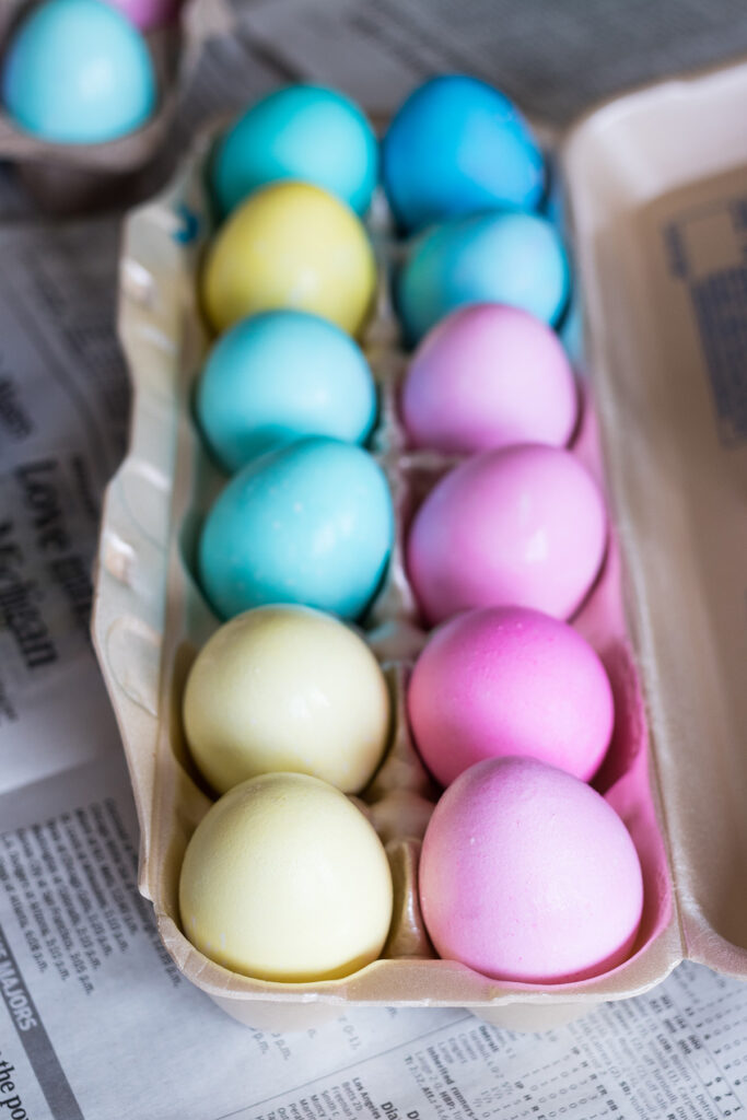 Dyed Easter Eggs 2023