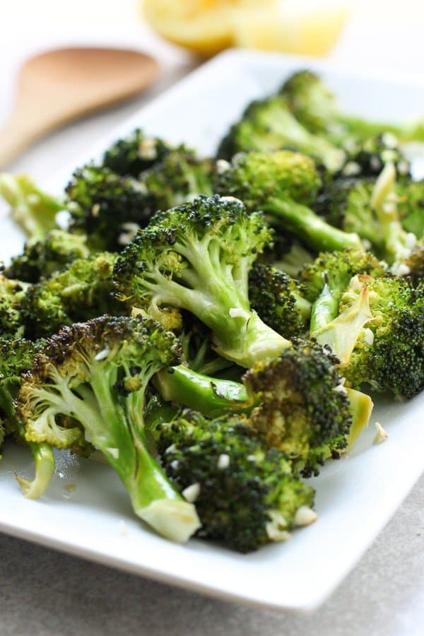 Roasted Lemon Garlic Broccoli Joyous Apron