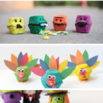 DIY Easy Autumn Egg Carton Crafts