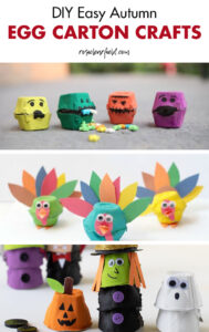 DIY Easy Autumn Egg Carton Crafts