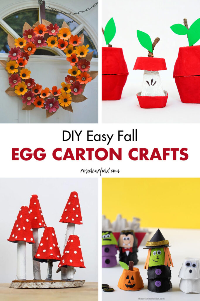 DIY Easy Fall Egg Carton Crafts