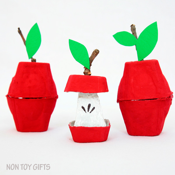 Egg Carton Apple Craft Non Toy Gifts