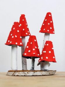 Toadstool Egg Carton Craft Emma Owl