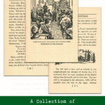 A Collection of 24 Printable Home for Christmas Vintage Book Pages
