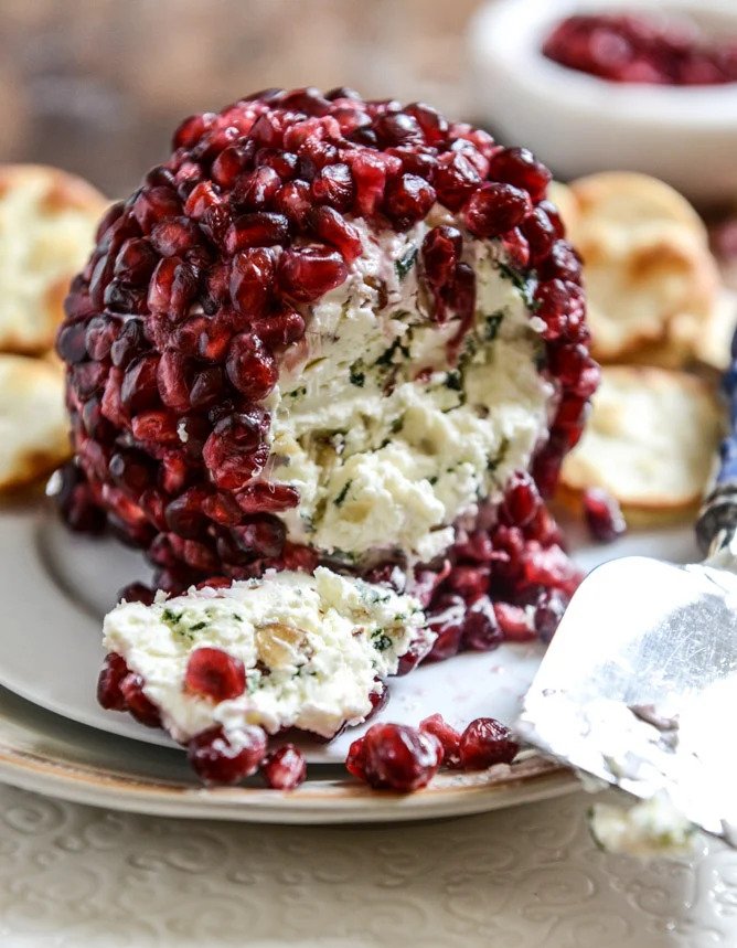 Pomegranate Cheeseball How Sweet Eats