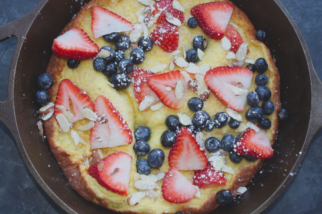 German Pancake with Berries Kate Scarlata