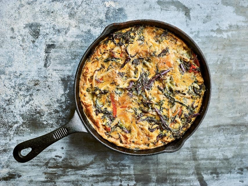 Winter Vegetable Frittata FODMAP Everyday