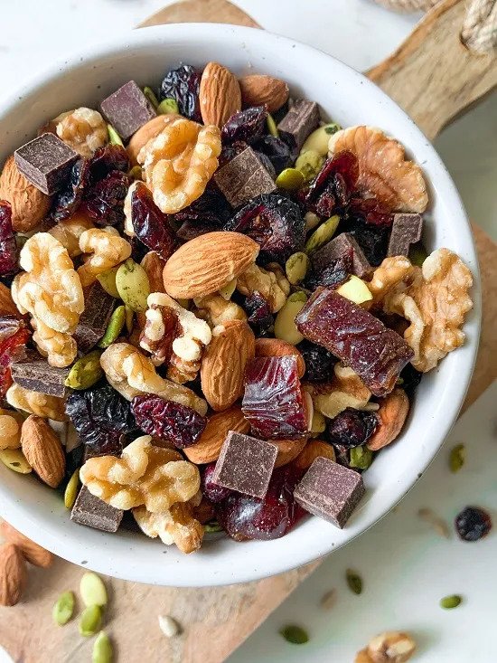 Chocolate Cranberry Trail Mix Bananas About Life