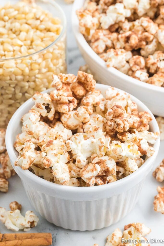 Cinnamon Popcorn Eating on a Dime