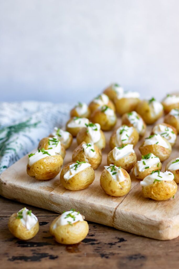 Mini Baked Potatoes Veggie Desserts