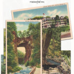 Free Printable Natural Bridge Virginia Vintage Postcards