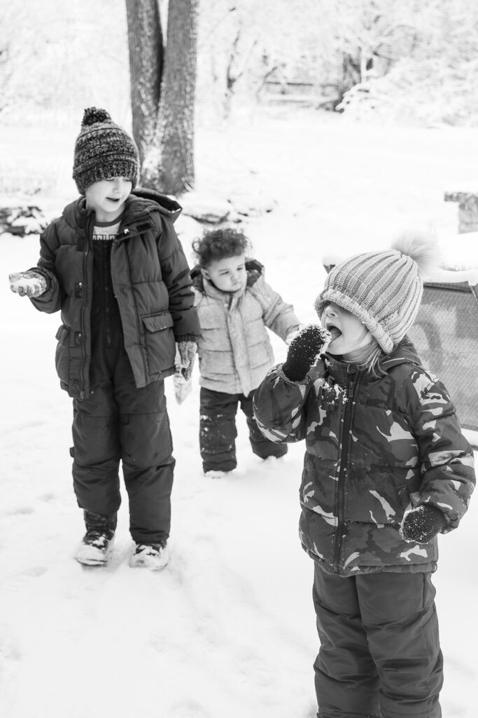 Kids in the Snow