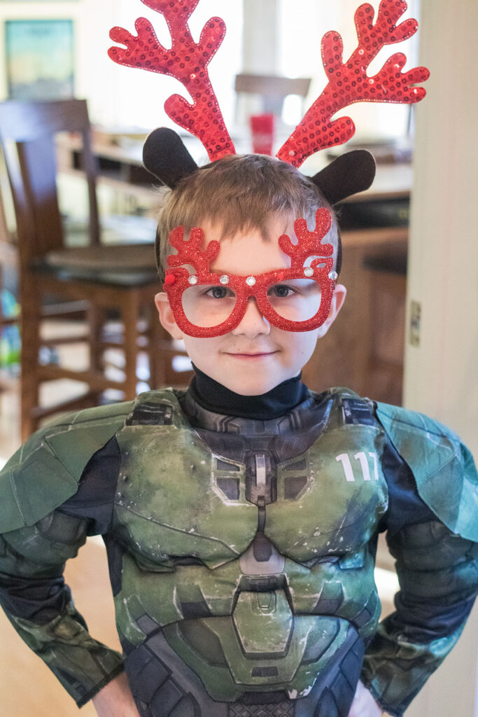 Tommy Christmas Glasses Antlers