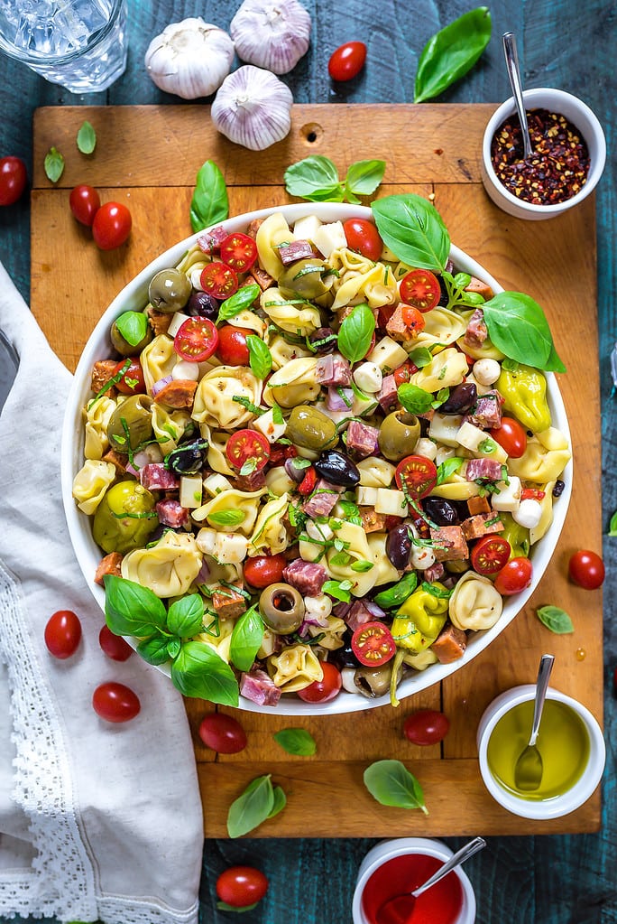 Antipasto Tortellini Pasta Salad Host the Toast