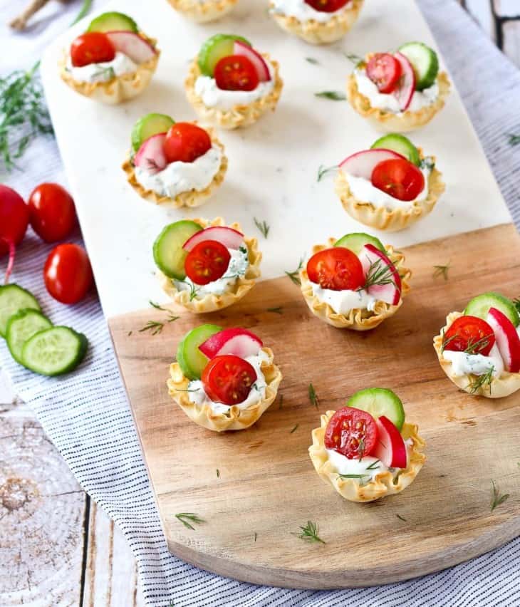 Spring Herb Cream Cheese Appetizer Cups Rachel Cooks