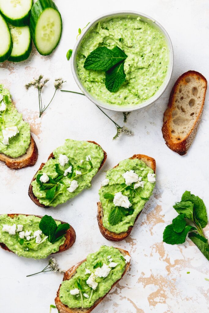 Spring Pea and Feta Dip Jo Eats